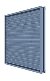 MI 6510 Mullion Line Performance Louvre