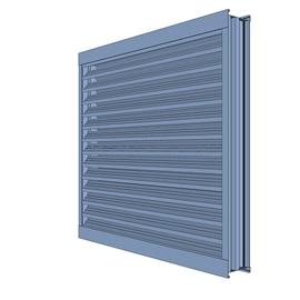 Acoustic Rain Defense Ventilation Louvre